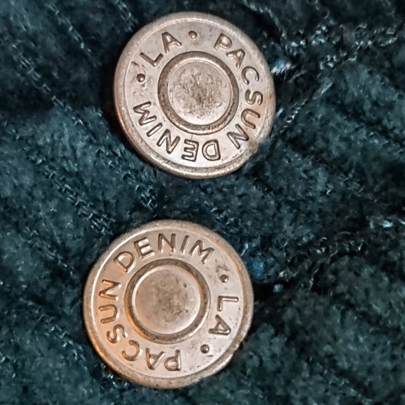 Pacsun Corduroy Green Mini Skirt | Size 27 - Picture 5 of 10